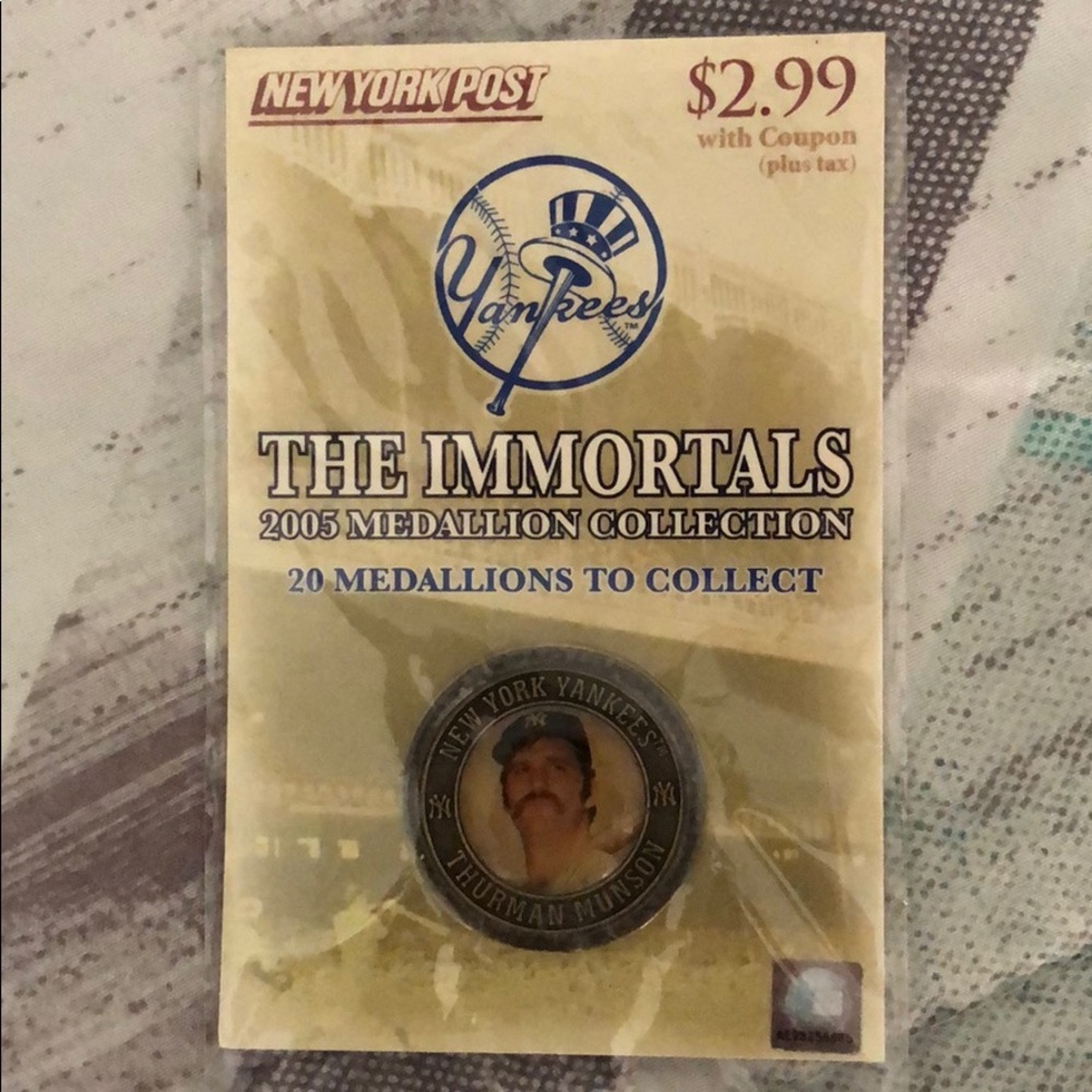 Thurman Munson Collectible medallion